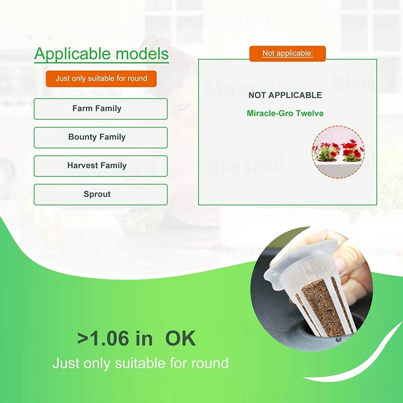 50 корзины для растений пластиковые сетчатые чашки в форме капсулы подходят