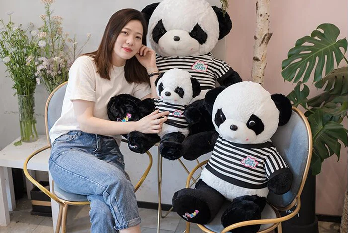 Kawaii Panda кукла плюшевые игрушки мягкие животные панда игрушка мягкая плюшевая кукла-Подушка Детские игрушки для девочек подарок на день рождения