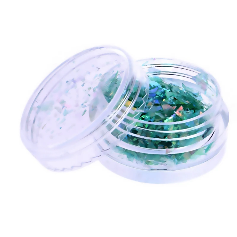 Необычная блестящая оболочка бумага украшение для ногтевого дизайна