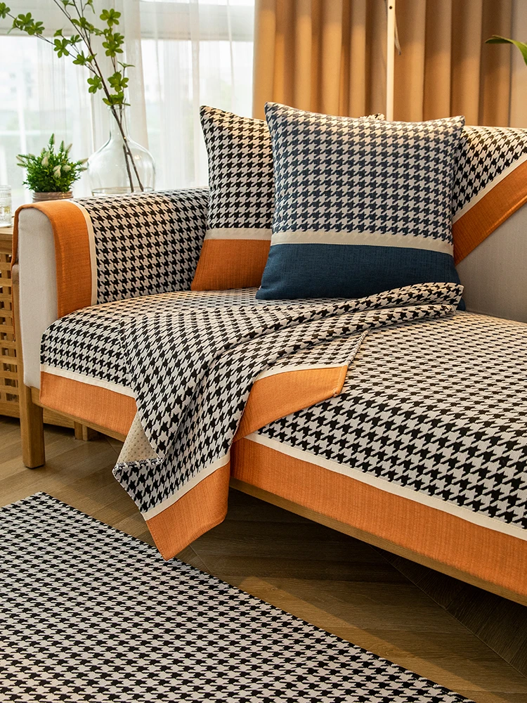 للبيع بطانية قماش غطاء أريكة القطن للطي مكافحة زلة تمتد غطاء مقعد الاقسام تمتد وسادة Funda دي أريكة الأثاث AG50SF