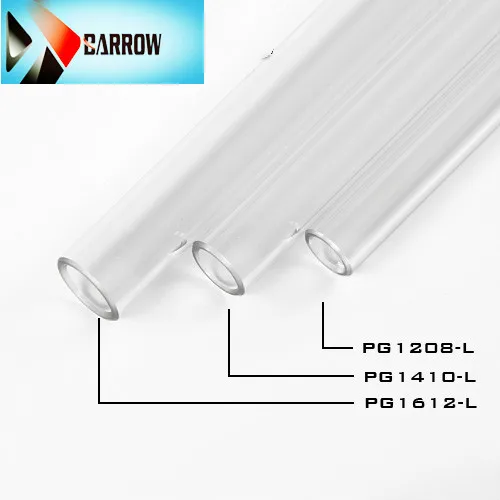 

6 шт./лот Barrow PETG 500 мм 8*12/10*14/12*16 мм кулер для водяного охлаждения, жесткая трубка, тепловая трубка, нормальная температура, изгиб, синий, прозра...