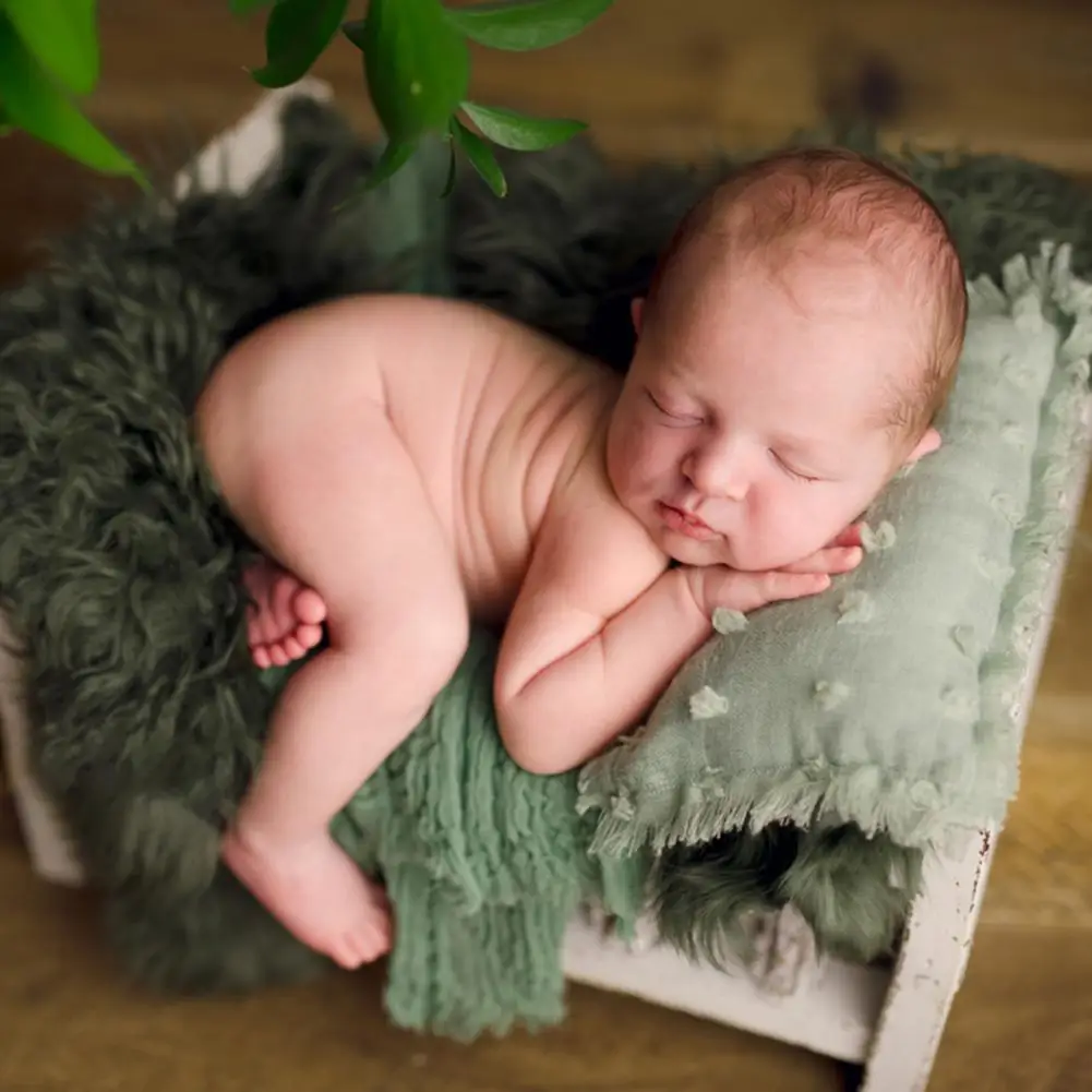 

2Pcs/Set Hat Pillow Adorable Photo Soft Newborn Photography Prop Costume for Infant Baby Birthday Photo Tools Accessories