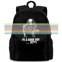 officially licensed predator be a good boy fetch x s brand women men backpack laptop travel school adult student