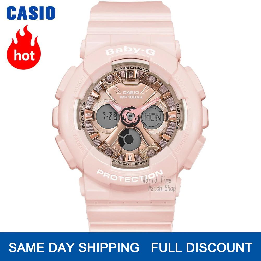 Enlarge Casio watch baby-g women watches set luxury brand ladies watch 100m Waterproof LED clocks digital Quartz sport watch women часы