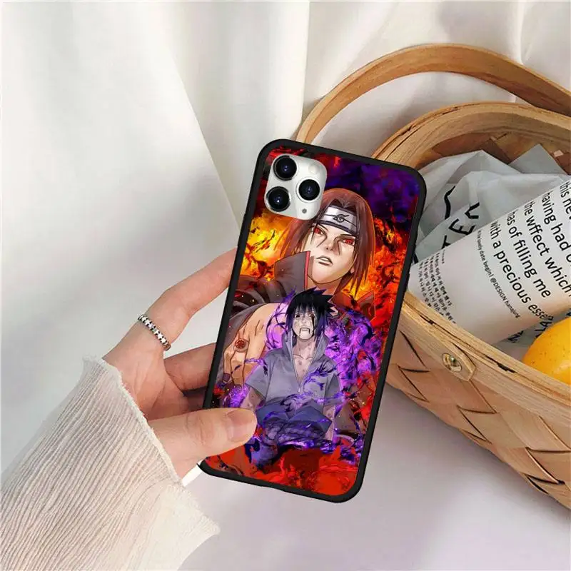 

Naruto Itachi Uchiha Phone Case for iPhone 11 12 pro MINI XS MAX 8 7 6 6S Plus X 5S SE 2020 XR