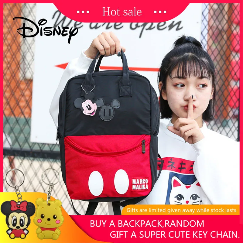 Disney Модные женские рюкзаки школьные сумки для подростков девочек мальчиков