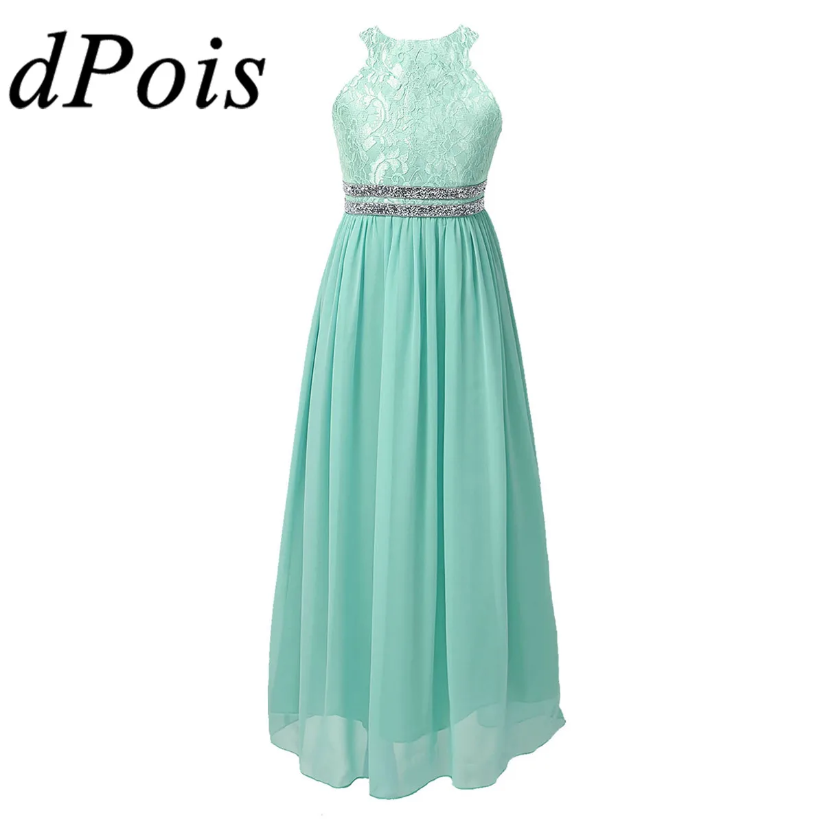 

Kids Dresses Chiffon Floral Lace Dress Princess Girl's Pageant Dress Wedding Party First Communion Dress for Girls Dance Wear