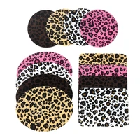 leopard print cloth shoes hats boxes packaging decoration repairs clothes elbows patches knees repairs and allowances