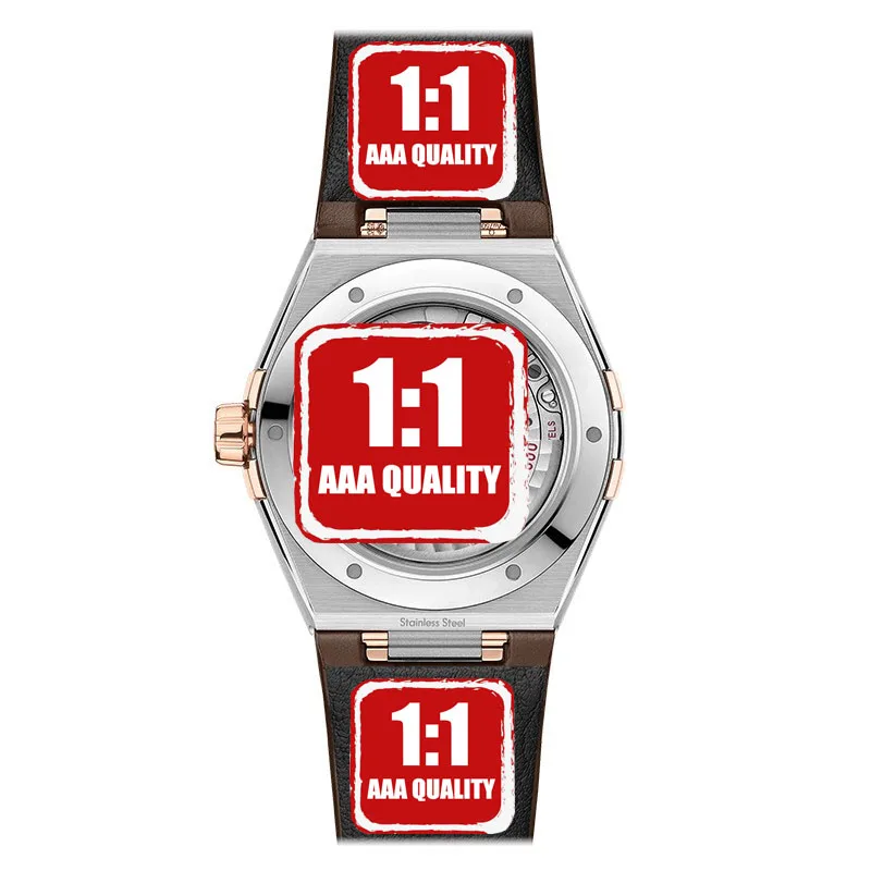 

Luxury Sapphire Glass Automatic Watch for Men Genuine Leather Band Men's Mechanical Watches Top Brand Male Clock montre homme