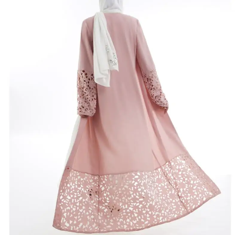 Мусульманское длинное платье Baju Wanita турецкое пальто для девочек мусульманская
