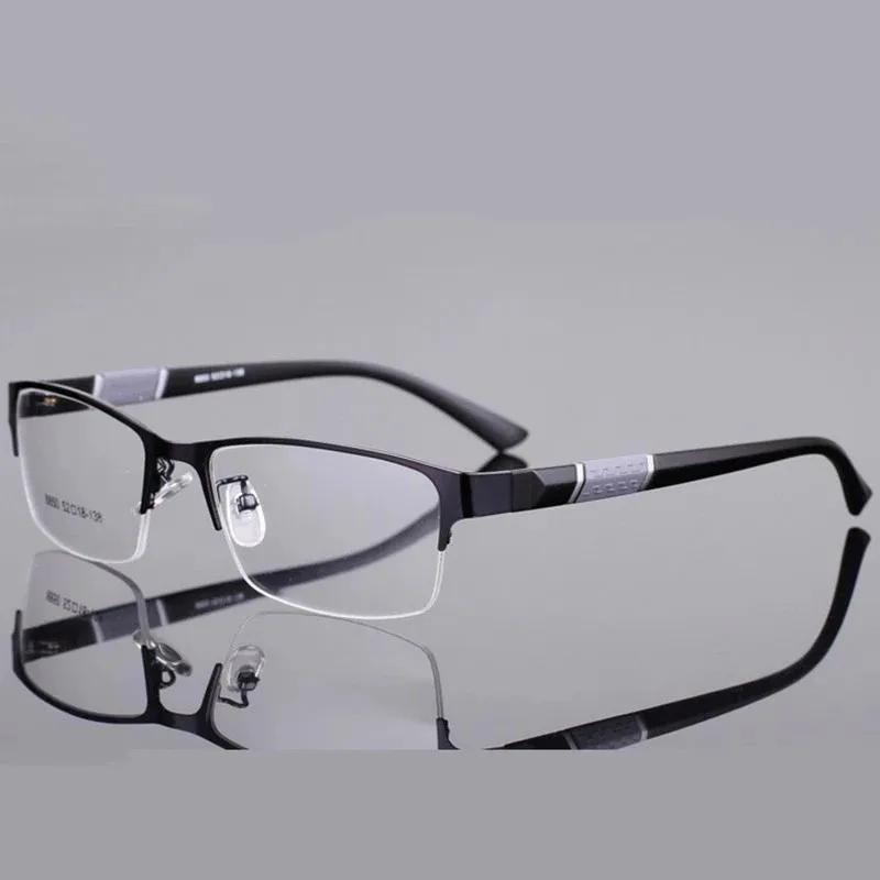 

Очки для чтения с полуободковой оправой для мужчин и женщин, пресбиопические аксессуары для близорукости, металлическая оправа в ретро сти...