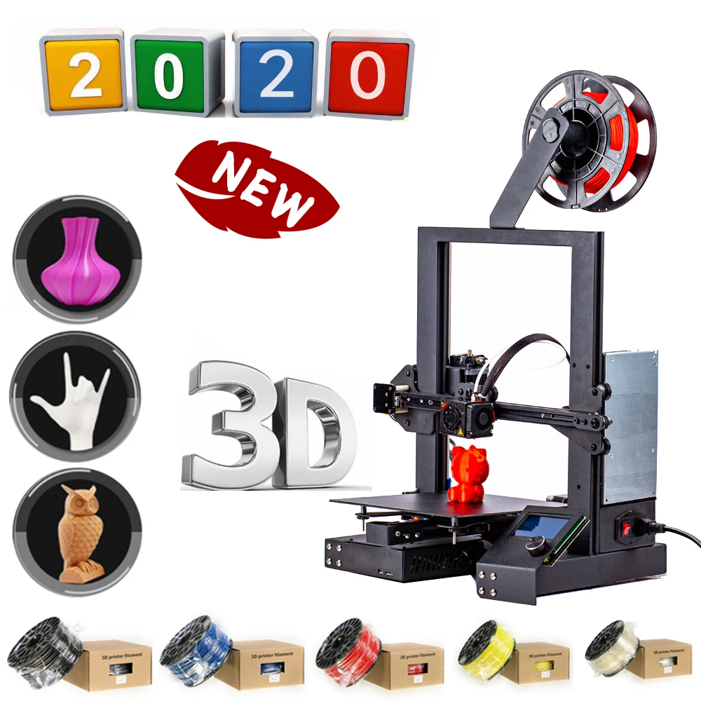 Высокоточный 3D-принтер CTC 2020 A13, Большой принтер с V-слотом I3 x мм