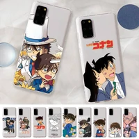 anime detective conan phone case for samsung a 10 20 30 50s 70 51 52 71 4g 12 31 21 31 s 20 21 plus ultra