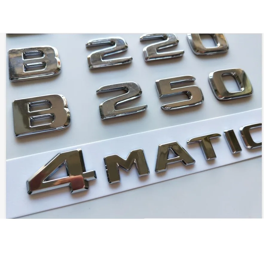 Хромированные эмблемы для багажника Эмблема Mercedes Benz AMG W242 W246 W247 B Class B160 B180 B200 B220 B250