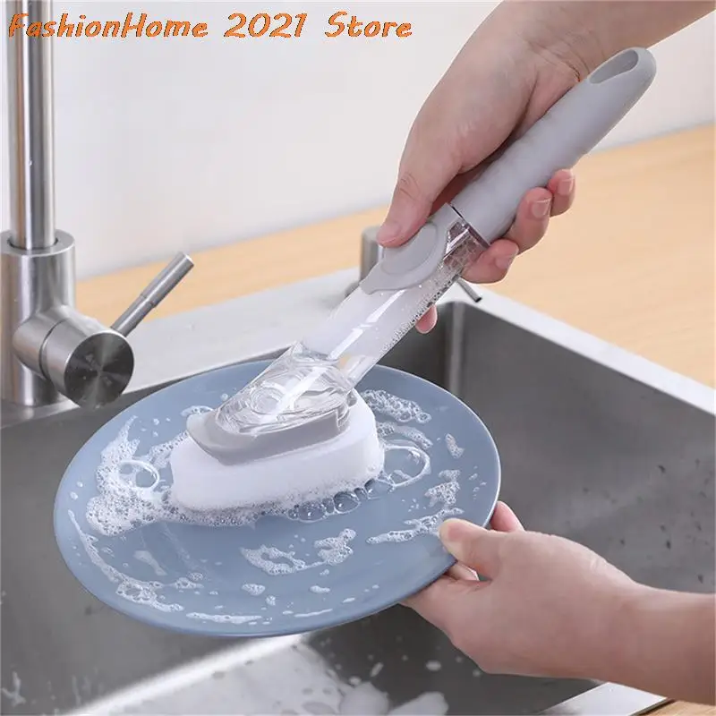 

Щетка для мытья посуды с дозатором жидкости