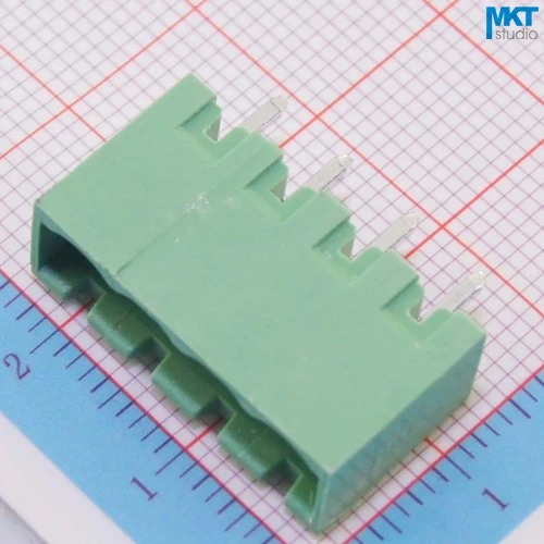 200Pcs 4P 5 08 мм шаг крышка бокам вертикальные прямые контактный разъем провода