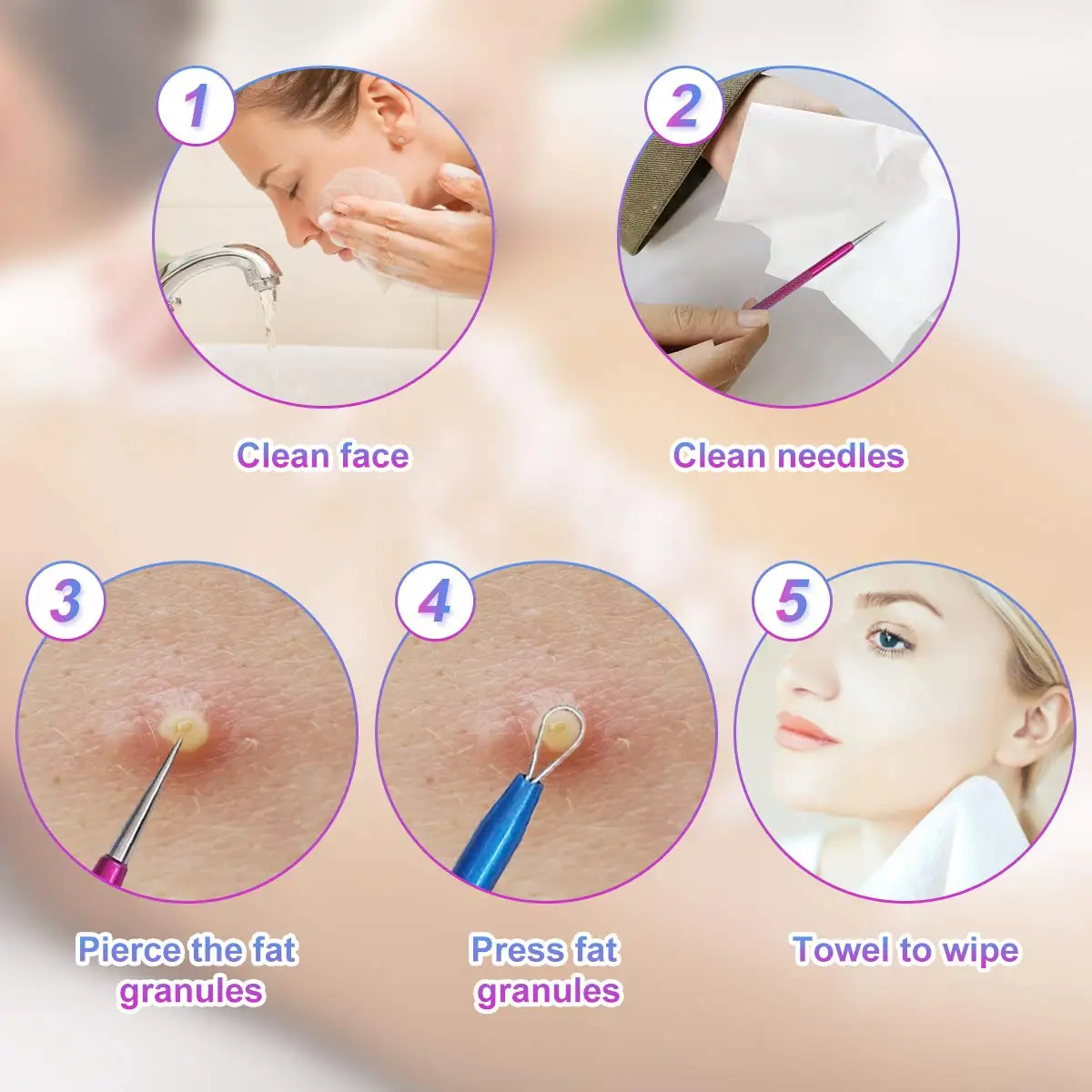 чистка носа щипчиками