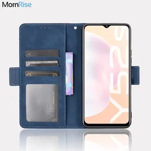 For VIVO Y52S 5G Wallet Case Magnetic Book Flip Cover For VIVO Y31S 5G Card Photo Holder Luxury Leather Mobile Phone Fundas
