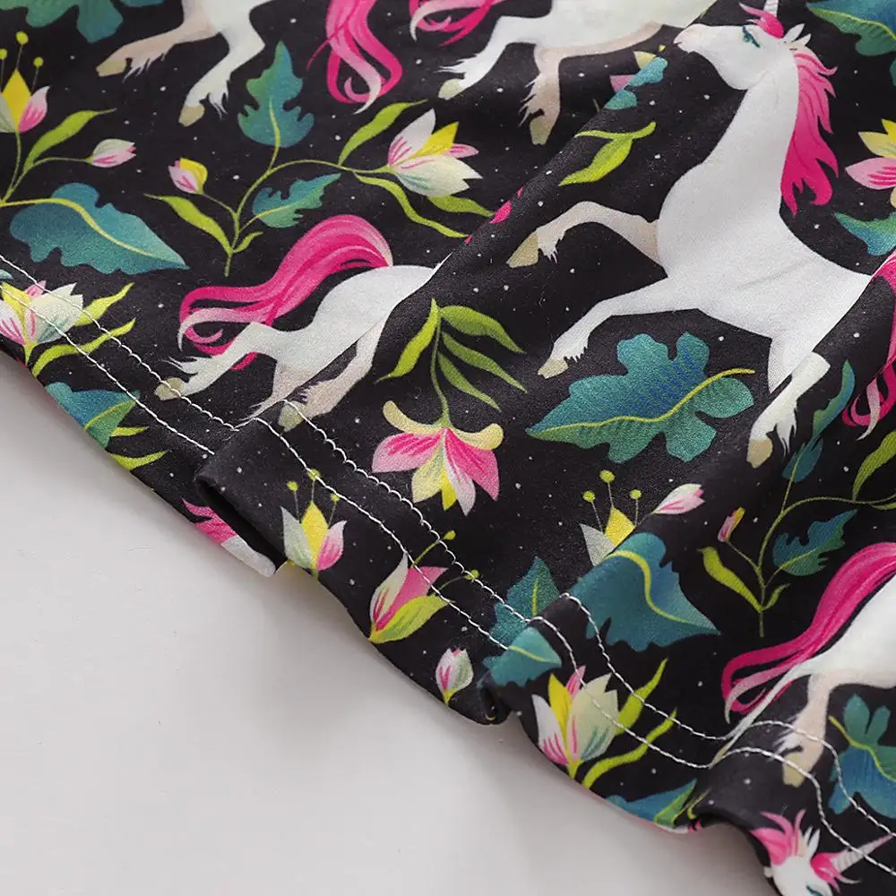 Новинка 2019 года летнее платье принцессы с принтом для девочек детское