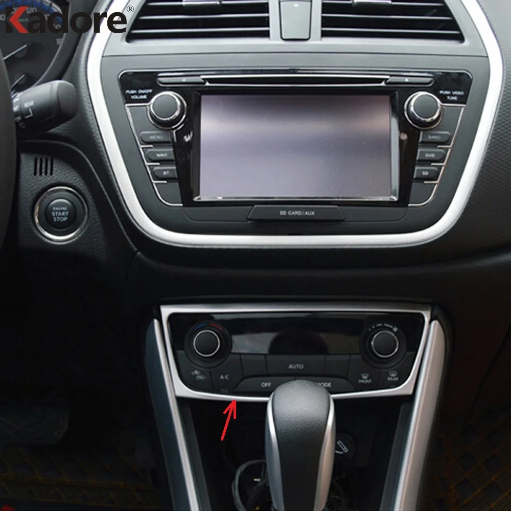 Матовая крышка переключателя кондиционера из АБС-пластика для Suzuki Sx4 S-Cross SX4