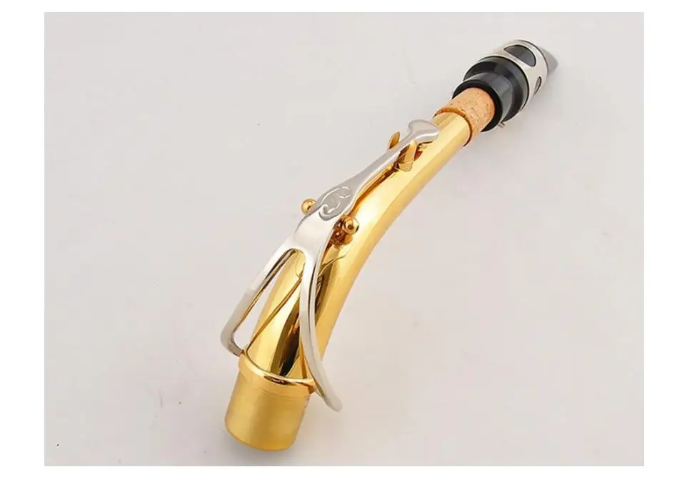 Высококачественный саксофон Conn AS500 с золотой серебристой клавишей, модель Alto Full flower в ми-бемольном строе, с мундштуком и грифелями.