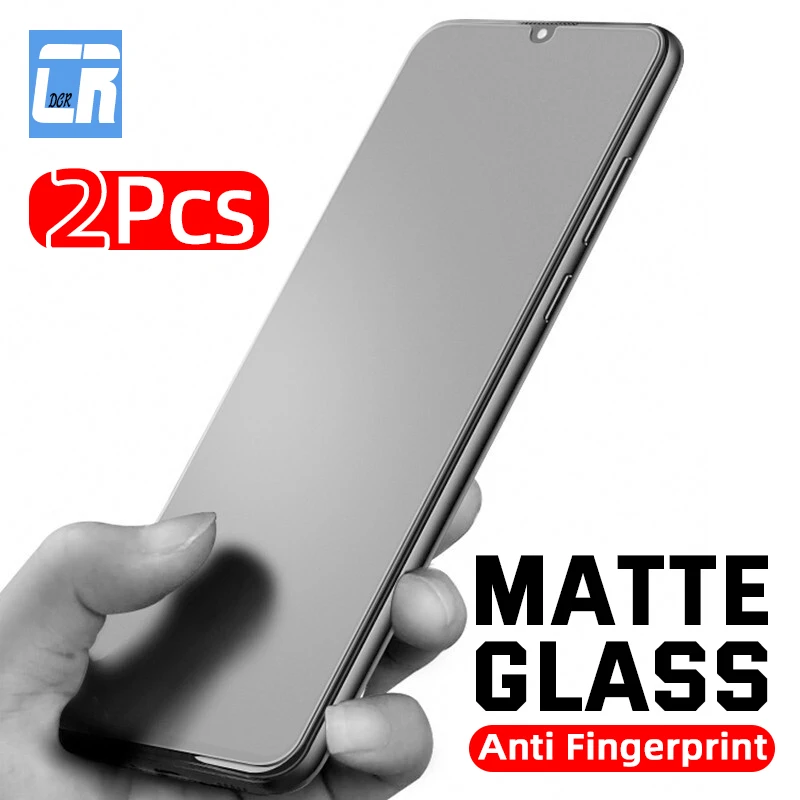 

No fingerprint Matte Tempered Glass for Xiaomi Redmi Note 10 11s 9 K20 K30 K40 Pro 8 8a Screen Protector Redmi Note 8 7pro Film