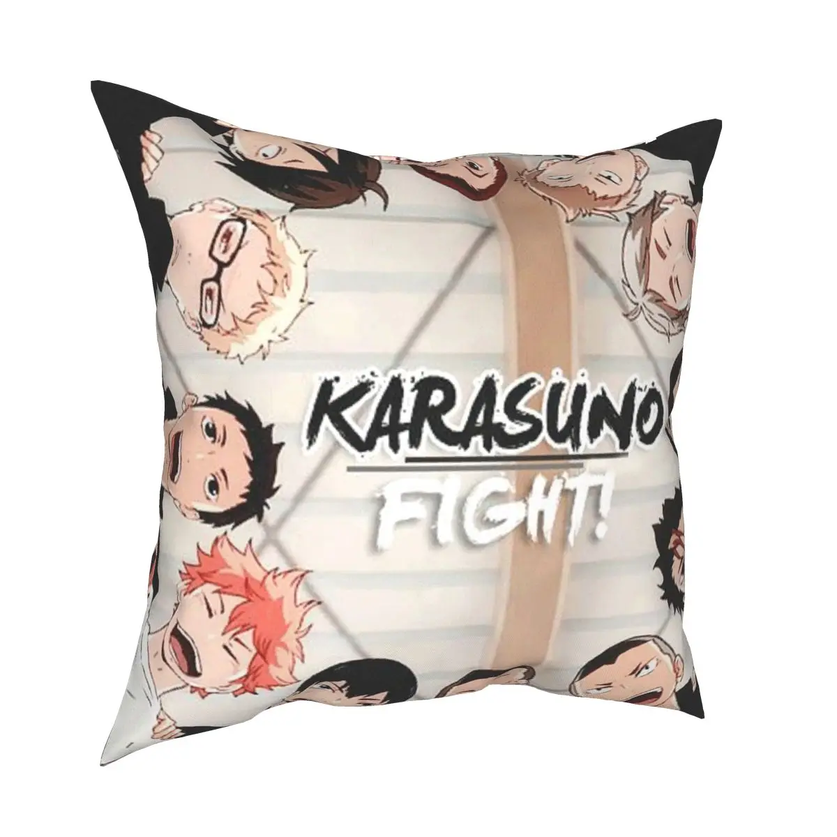 

Karasuno Haikyuu Volleyball Pillowcase Printing Polyester Cushion Cover Decoration Pillow Case Cover Home Zipper 18''