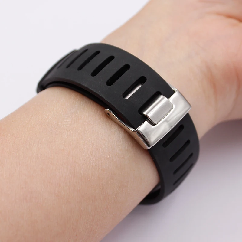 Watch Accessories Suitable for SUUNTO T Series SUUNTO T1 T1C T3 T3C T3D T4C T4D Rubber Strap Silicone Watch Strap