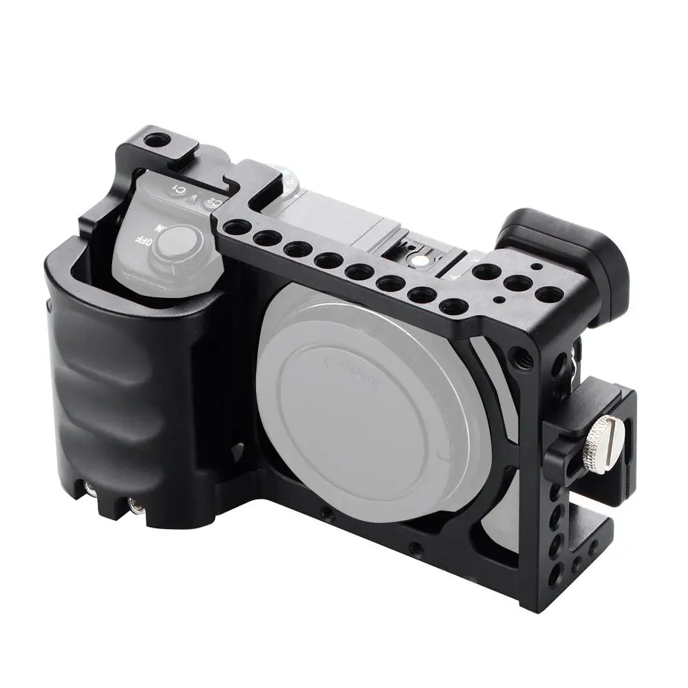 Camera Cage For Sony A6000 A6300 A6500 NEX7 Video + Hand Grip Kit Film Making System With Cable Clamp r30 | Электроника