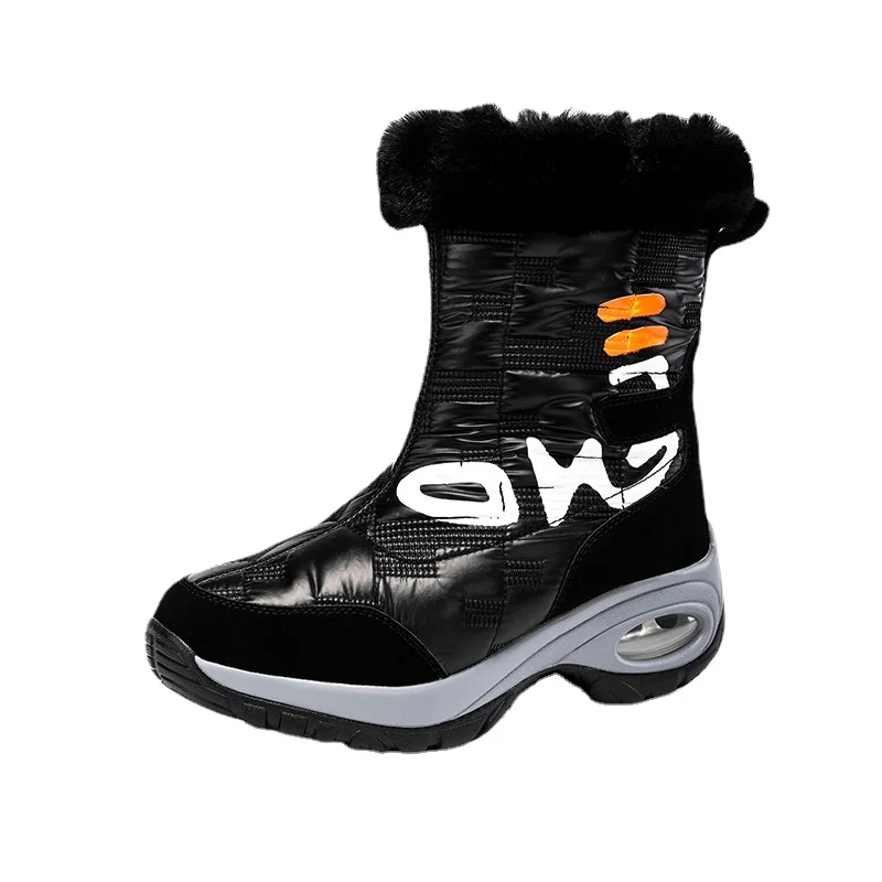 

Winter Women Ankle Boots Waterproof Keep Warm Black Snow Boots 2021 New Ladies Zip Big Size 42 Boots Chaussures Femme De Mujer