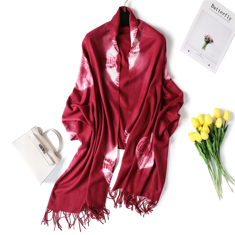 2021 весенне зимний женский шарф мягкий толстый теплый из пашмины длинный размер