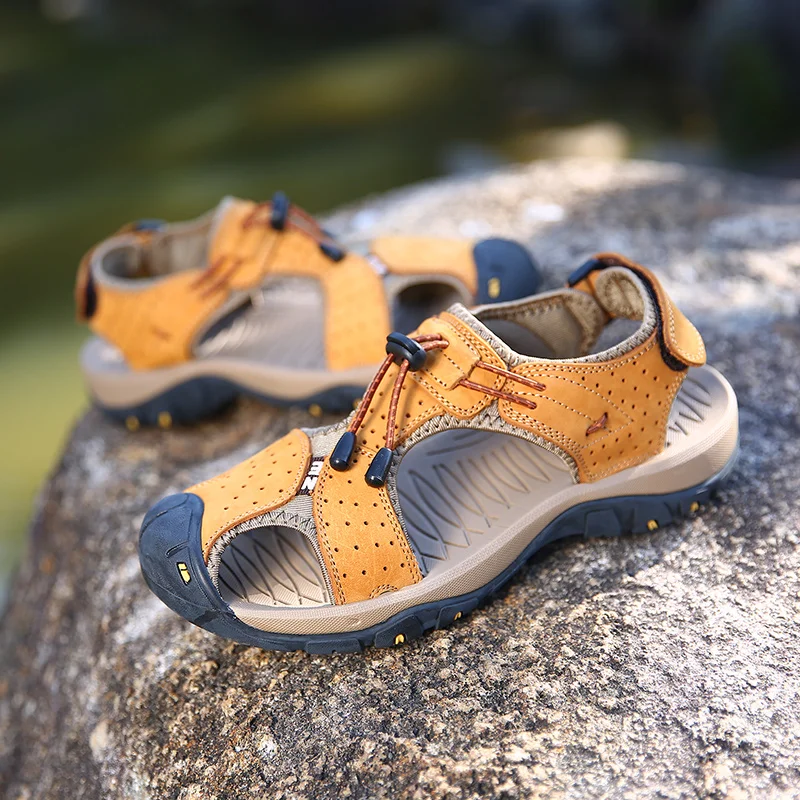 

Mens Sandles Men Sandals Outdoor Mens Summer Leather Shoes Italian 39 S Dress Large Male Sandal Plage Sandales Gladiator