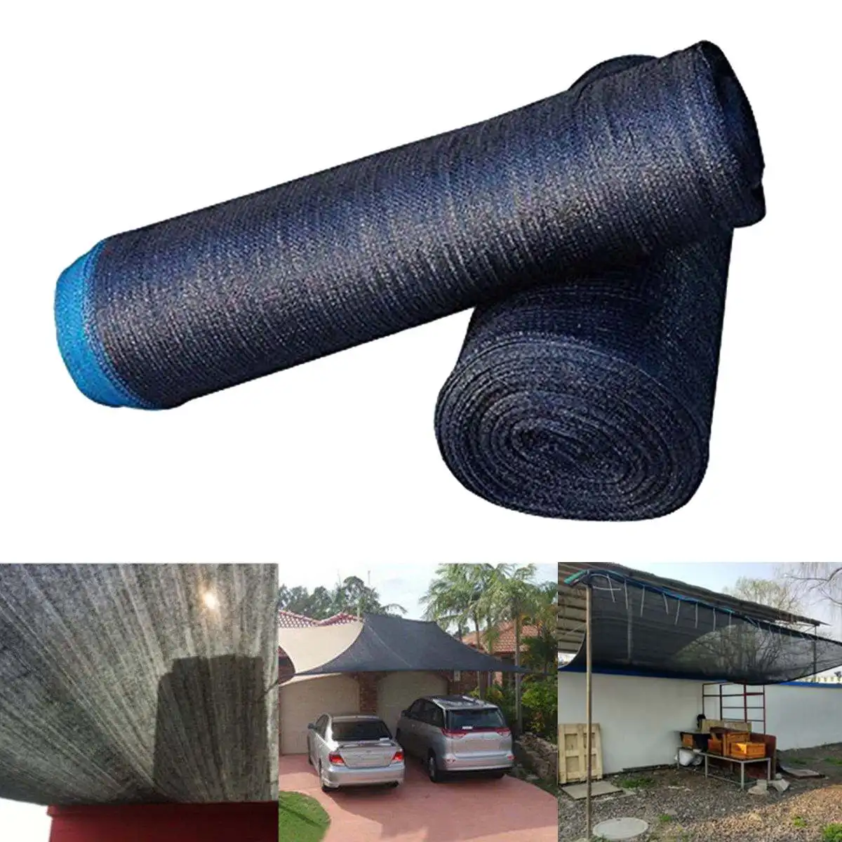 

Outdoor Garden Sunscreen Sunblock Shade Cloth Net Greenhouse Courtyard Plant Car Cover2x5/10/15/20/30m Anti-UV Sunshade Net