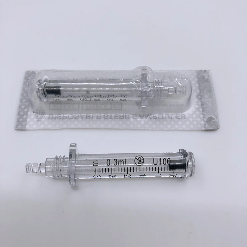 Шприц с ампулой 0 3 мл комплект насадкой для соединения гиалуроновой кислотой