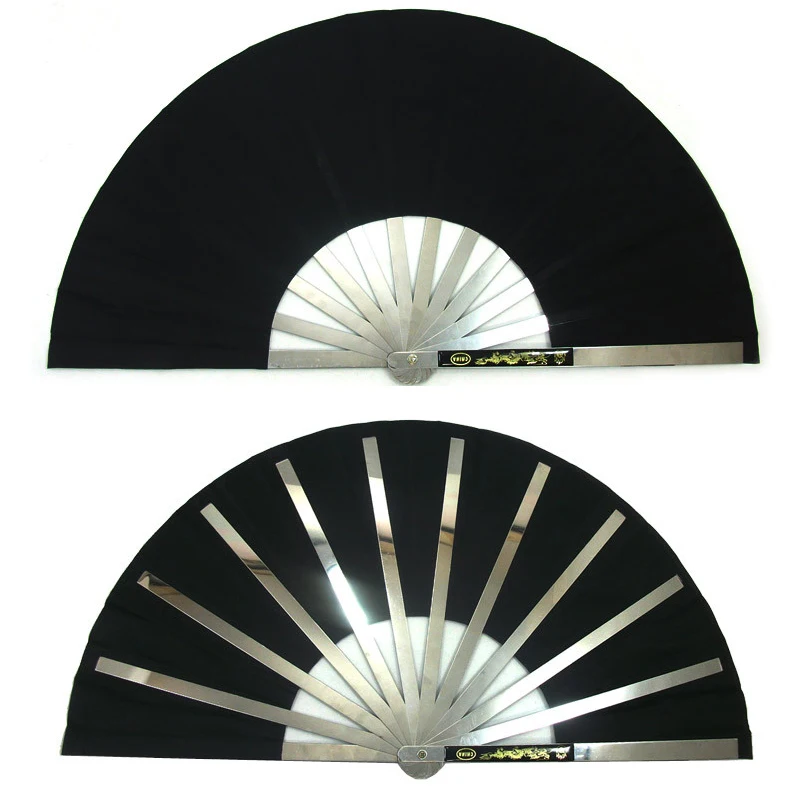 Кунг фу веер кости Тай Чи тиэшан для танцев фитнеса металлический самообороны