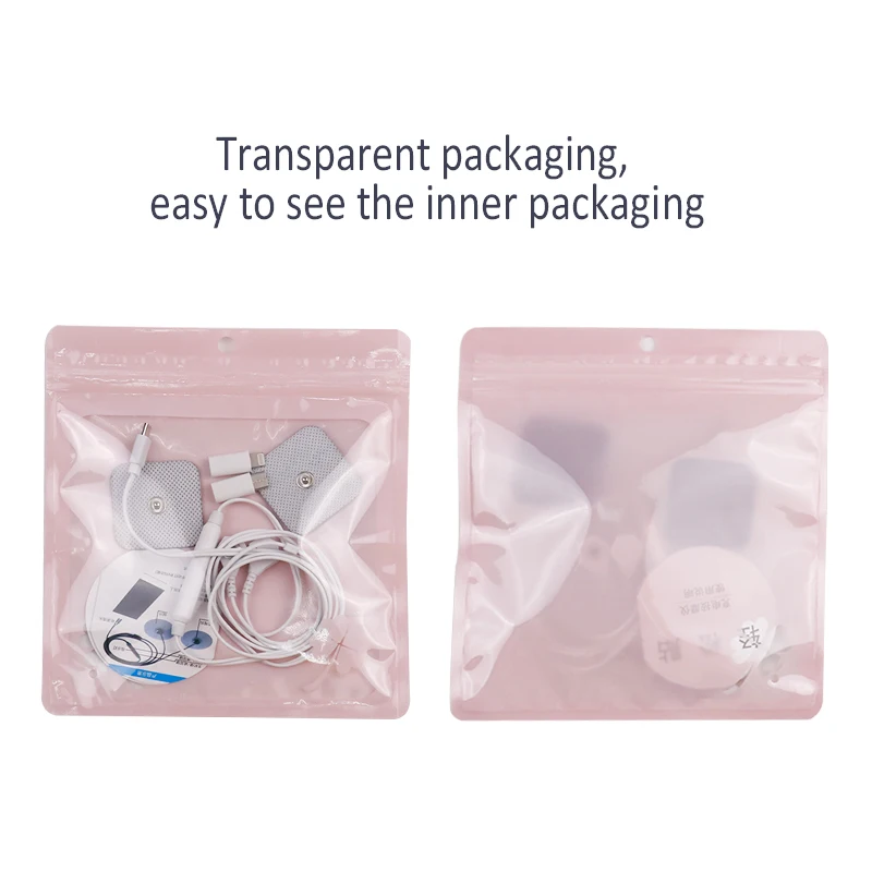with bag Мобильный телефон массажер электрический TENS EMS терапия тела Массажер для мышечного стимулятора Цифровая терапия машина 6 режимов забота о здоровье - Цвет: with bag