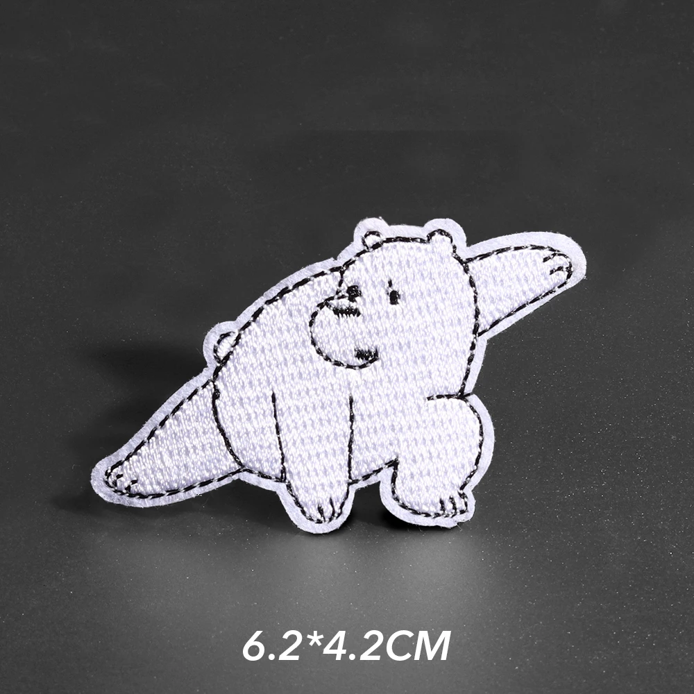 Totoro Panda патчи для костюмы Утюг на вышитые Швейные Аппликация милое платье с лисой