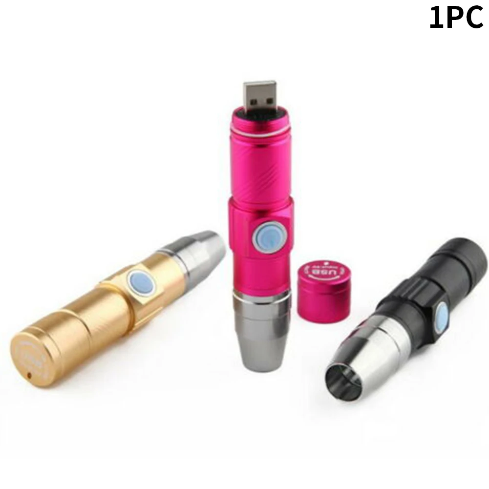 

365nm Jade Torch Led USB Rechargeable Money Detector Mini Multifunctional Pen Fluorescer Tool Portable UV Flashlight Blacklight