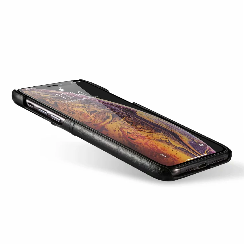 Роскошный кожаный бумажник держатель для карт чехол телефона IPhone 11 pro Xs Max Тонкий