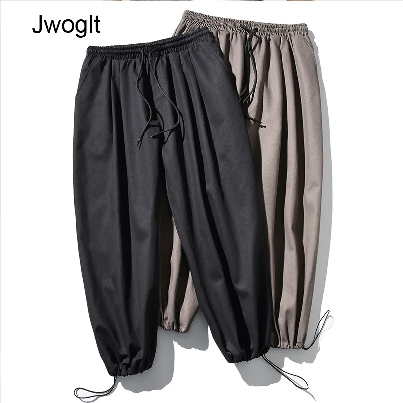 Весна Лето мужские повседневные брюки для пробежек простой дизайн Модные