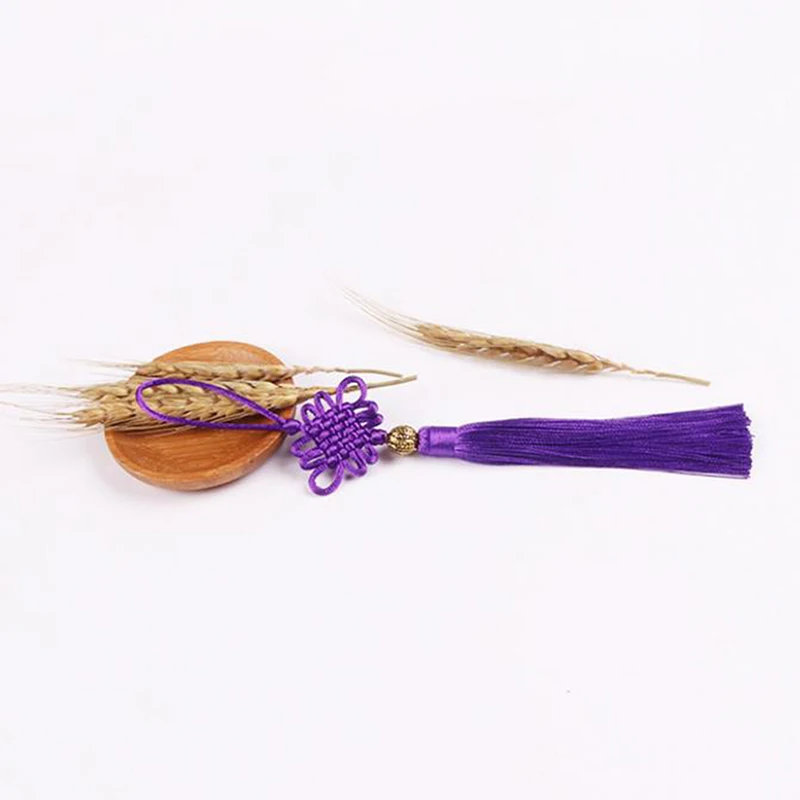 2PC Chinese Knots Tassel DIY Pendant Jewelry Garment Decorative Accessories Car Key Bag Craft Fringe | Дом и сад