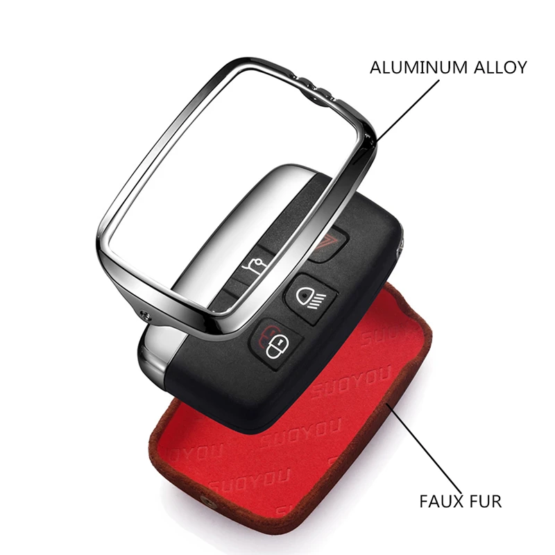 Замшевый кожаный чехол для ключей Land Rover A9 Range Sport Evoque freelander 2 Jaguar XE XJ Xjl XF C X16 V12