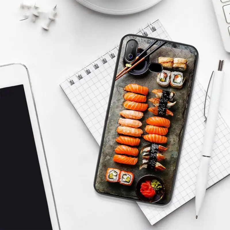 HPCHCJHM чехол для телефона с изображением японской кухни Суши Samsung A10 A20 A30 A40 A50 A70 A71 A51