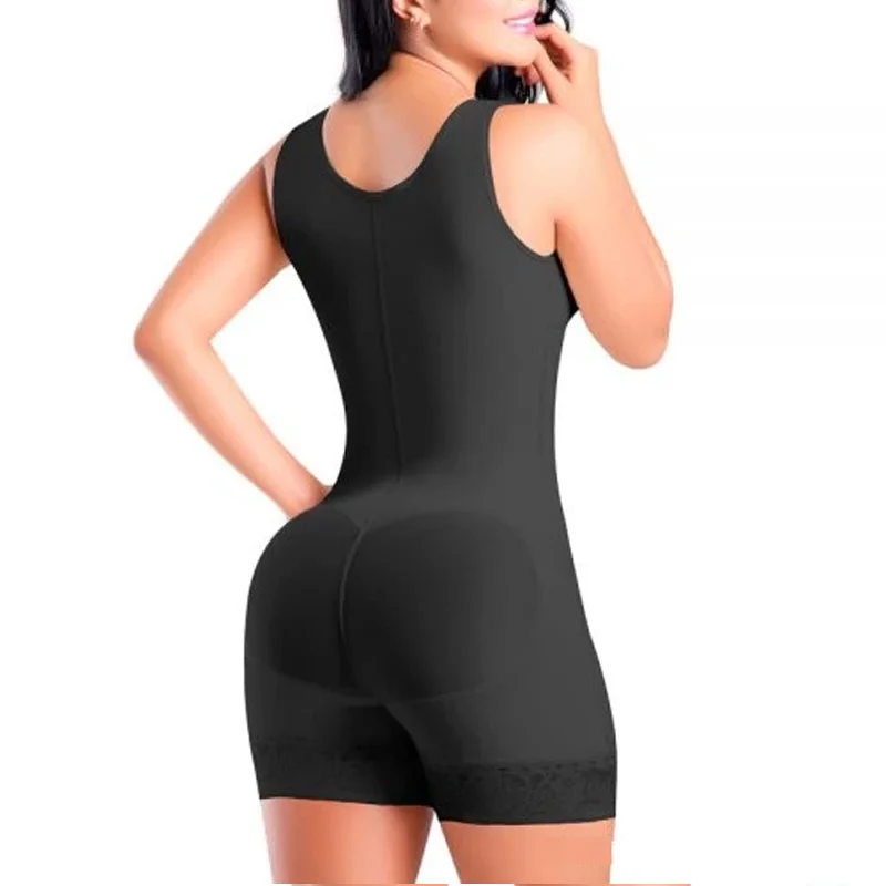 

Women'S Tight Bodysuit With Zipper Waist Trainer Body Shaper Colombian Reductive Shapewear Flat Belly Sheathing Croset