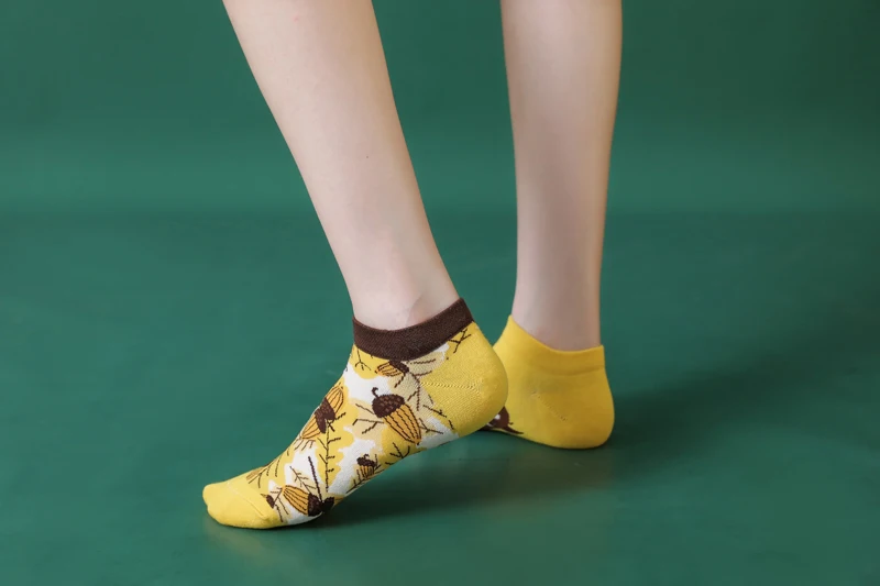 Новые носки Оригинальные Осенние тонкие корейские милые Мультяшные японские