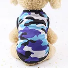 Одежда с принтом в виде собак для ухода за кошками из сетчатого материала с майкой, с камуфляжным принтом, летнее платье с принтом 