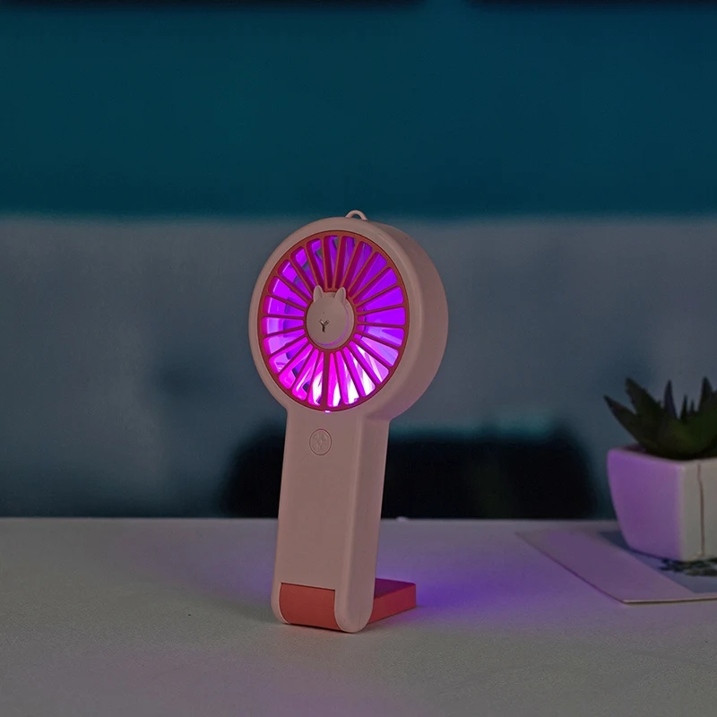 

800MAH Rechargeable USB Handheld Mini Fan Third Gear Silent Strong Wind Personal Air Cooler Portable Desk Fans