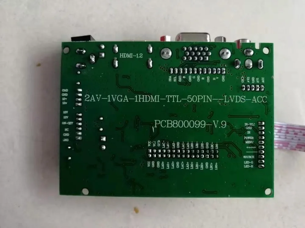 Atumab 40pin 50pin AT065TN14 AT070TN90 AT090TN10 HE080IA-01D ЖК-экран контроллер монитор HDMI VGA 2AV аудио драйвер платы комплект