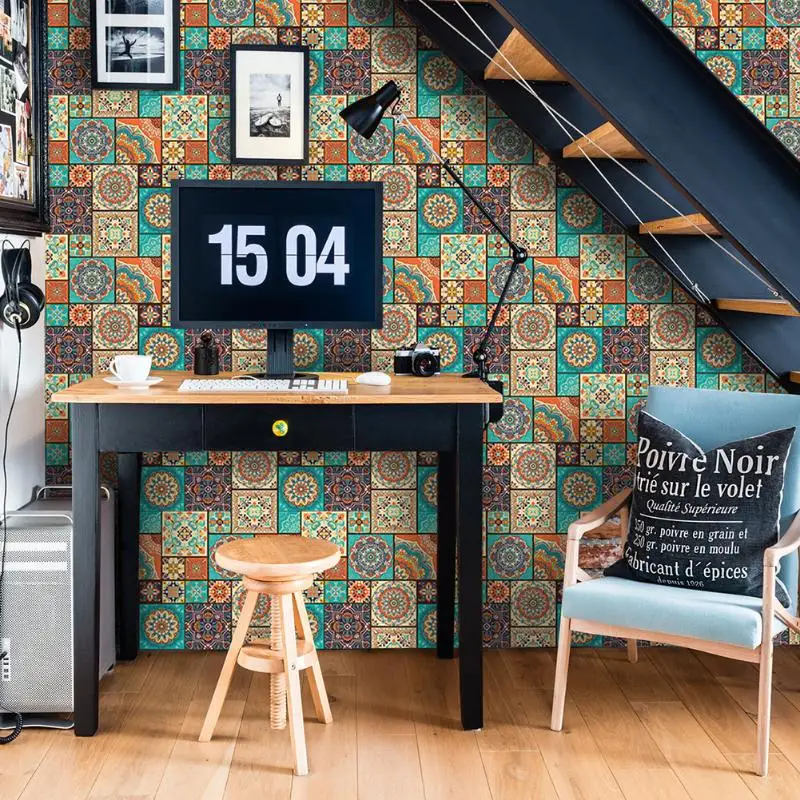 Современный Стиль 3D наклейки для настенной плитки Водонепроницаемый самоклеящаяся кухня ванная Туалетная