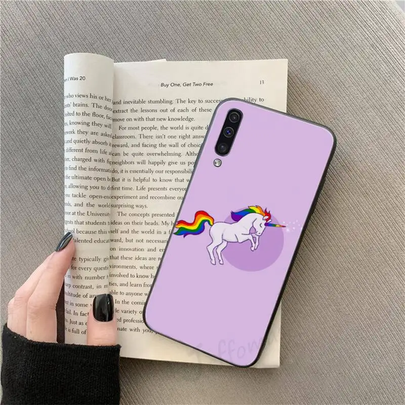 

Cute Hippo Unicorn Horse Phone Case For Samsung galaxy S 9 10 20 A 10 21 30 31 40 50 51 71 s note 20 j 4 2018 plus